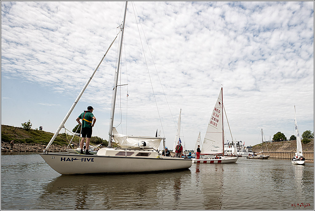 100 Jahre Rheinwoche 2022 - 4. Wettfahrt Duisburg - Wesel, 04.06.2022,
